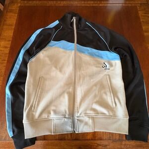 Volcom V-Line Science Track Jacket Full Zip Colorblock Skate Streetwear XLG